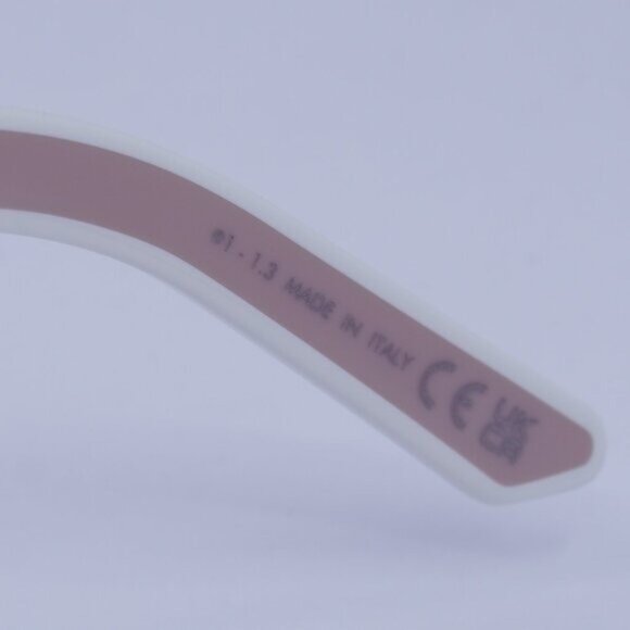 Dior DIORPACIFIC S1U 40A0 Sunglasses Pink/White Rectangle Frame, Grey Lenses main image 4